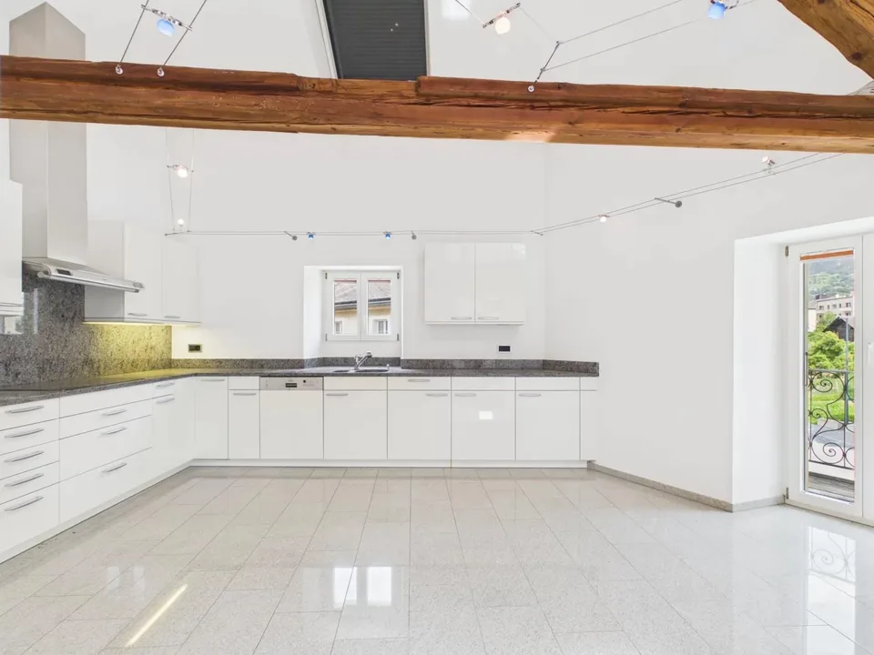 Appartamento duplex elegante con galleria nel cuore di Glis