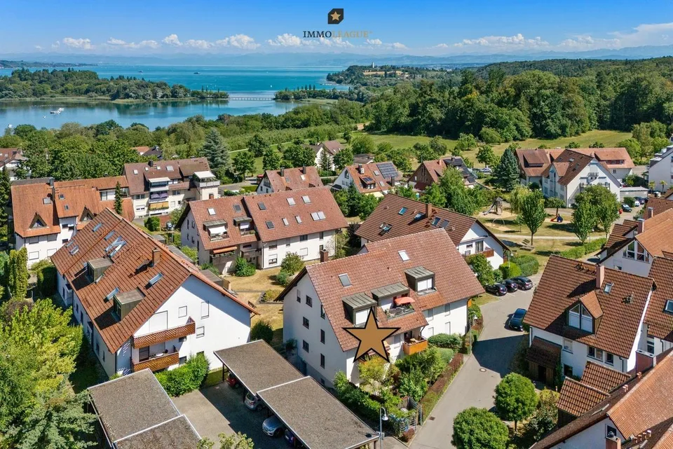 Renovierte Gartenwohnung an begehrter Lage in Seenähe.