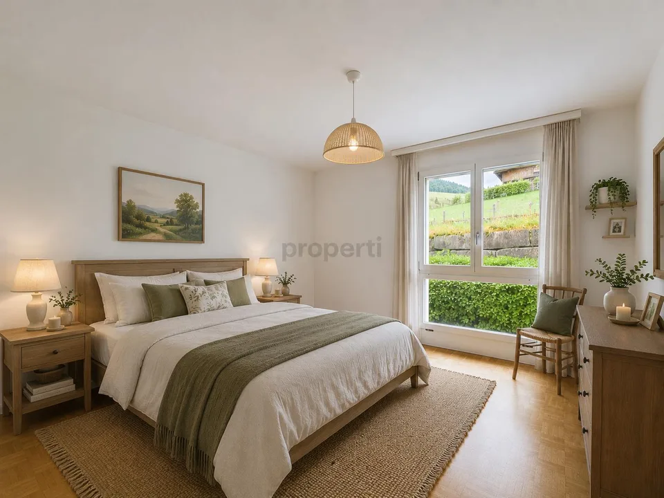Helle und familienfreundliche 4.5-Zimmer-Wohnung in ruhiger Lage in...
