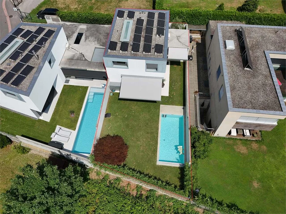 Villa Minergie con piscina a Villa Luganese