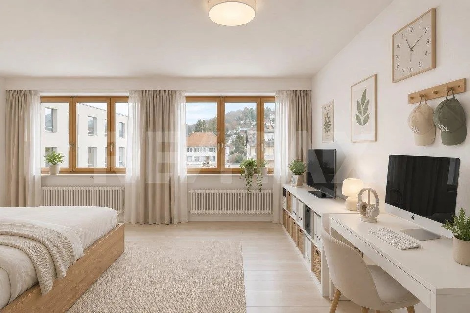 Penthouse in attico nel centro - caminetto, 2 posti auto inclusi, nuova stufa a pellet