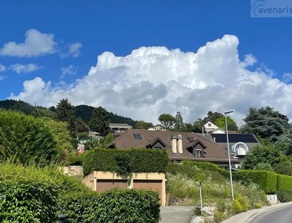 Doppelhaus mit exklusivem Blick auf den Genfersee und die Berge