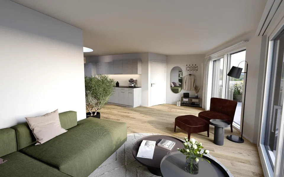 Appartamento moderno di 4,5 locali direttamente alla stazione di Horgen Oberdorf