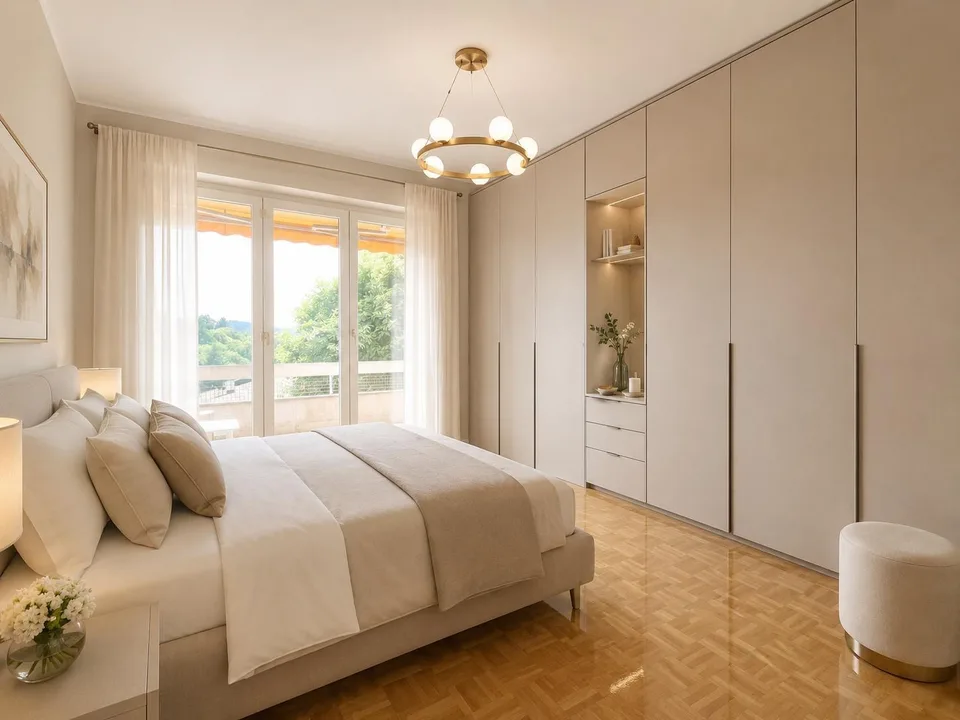 Helle 3,5-ZIMMER-WOHNUNG MIT PANORAMABLICK IN SAVOSA – Foto 6 von 11