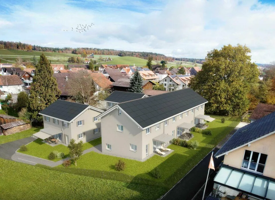 Ihr neues Zuhause im Grünen - Projekt Kleeblatt Pfyn