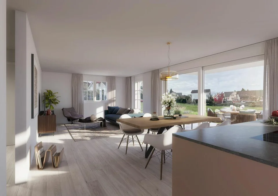 Ihr neues Zuhause im Grünen - Projekt Kleeblatt Pfyn