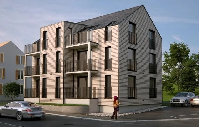 Moderne helle 2.5-Wohnung mit Balkon in Seenähe