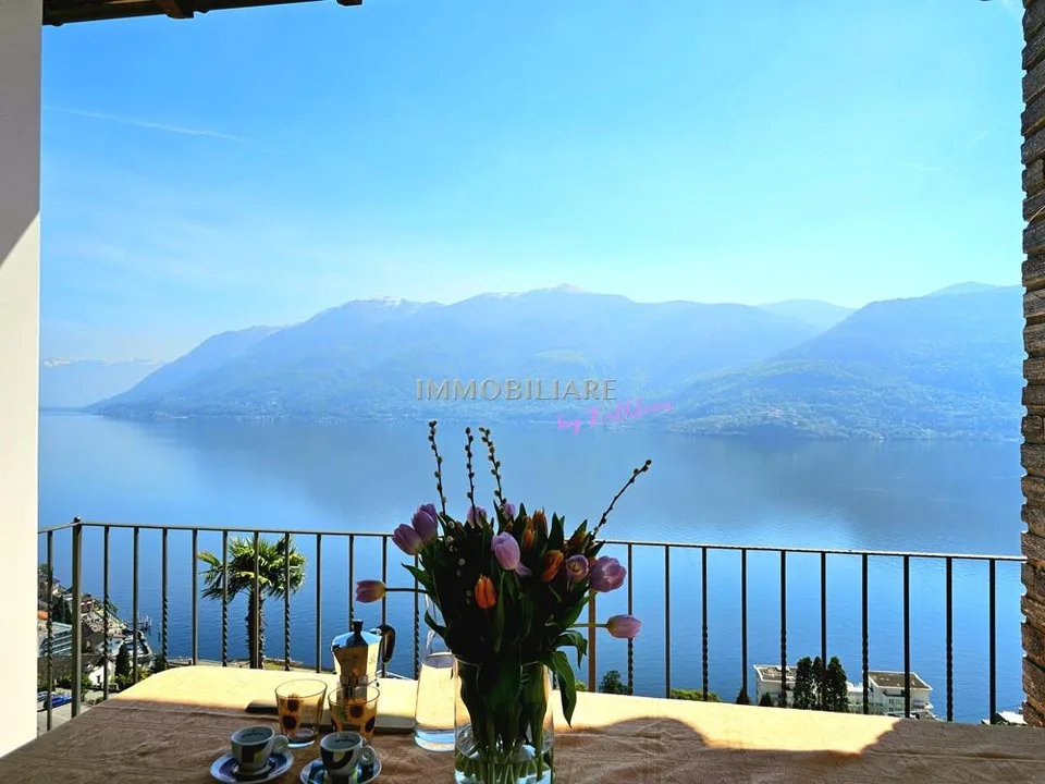Ferienhaus mit fantastischem, unverbaubarem Seeblick, Garten + Garage
