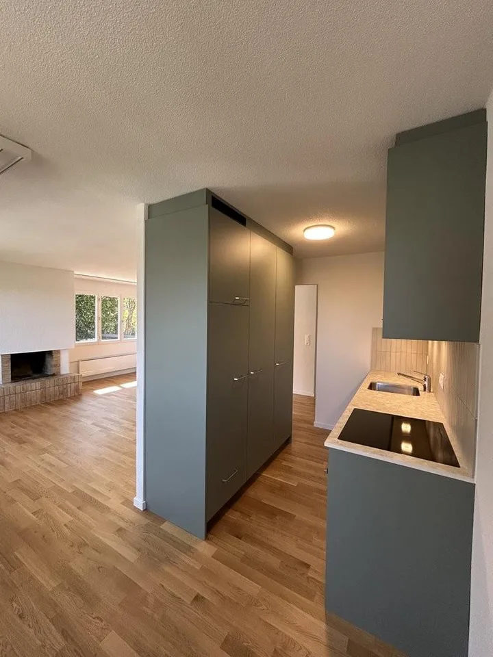 Wohnung mit Gartensitzplatz und schönem Ausblick
