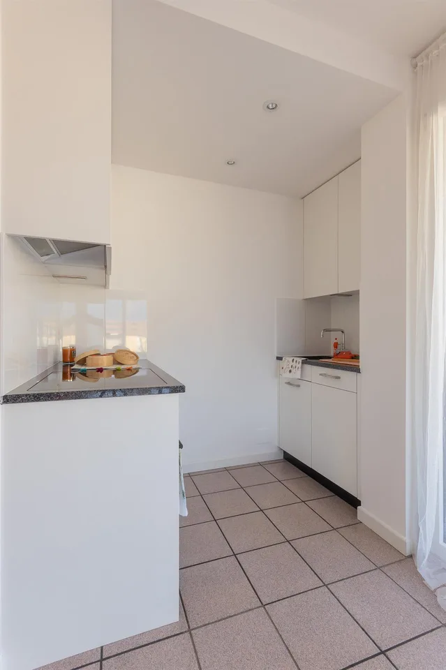 Espace lumineux avec terrasse, parfait pour les célibataires