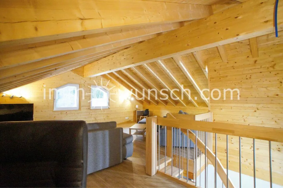 Chalet «Monte» in Selma: modern, hell, mit Gartenbereich und Parkplatz
