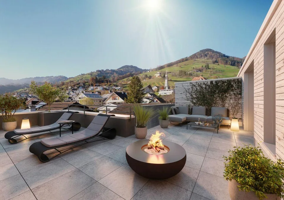 Äusserst hochwertige Attikawohnung mit riesiger Terrasse und wunder... – Foto 29 von 34