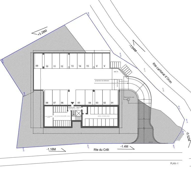 Projet de promotion immobilière — Vuisternens La Joux, à 10 minutes...