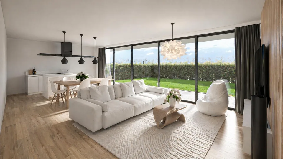 Elegante appartamento 3.5 locali con giardino a Collina d’Oro
