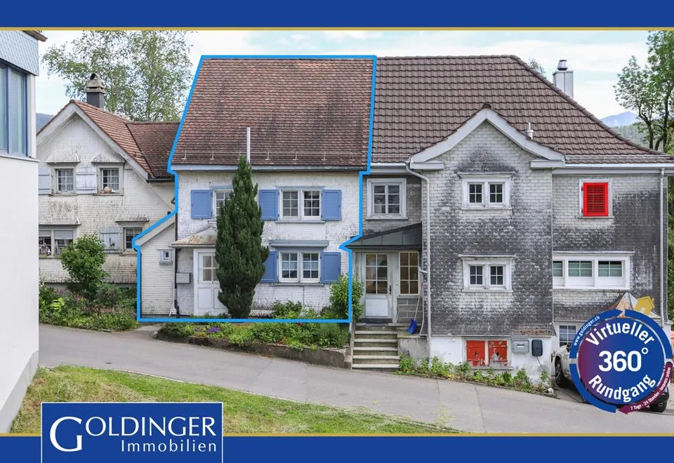 Ruhig gelegenes Reihenmittelhaus mit Gartenidylle und Bergblick