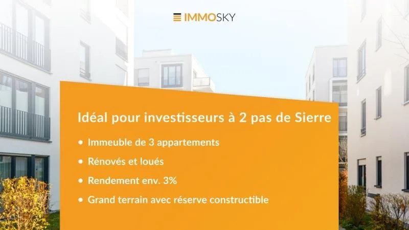 Petit Immeuble de rendement (REN env. 3%)