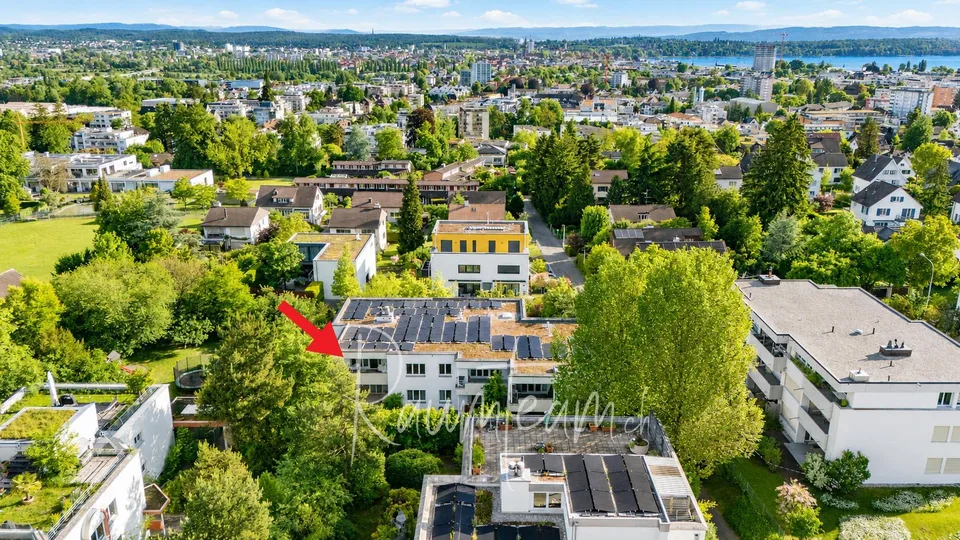 Helle Wohnung mit Blick ins Grüne