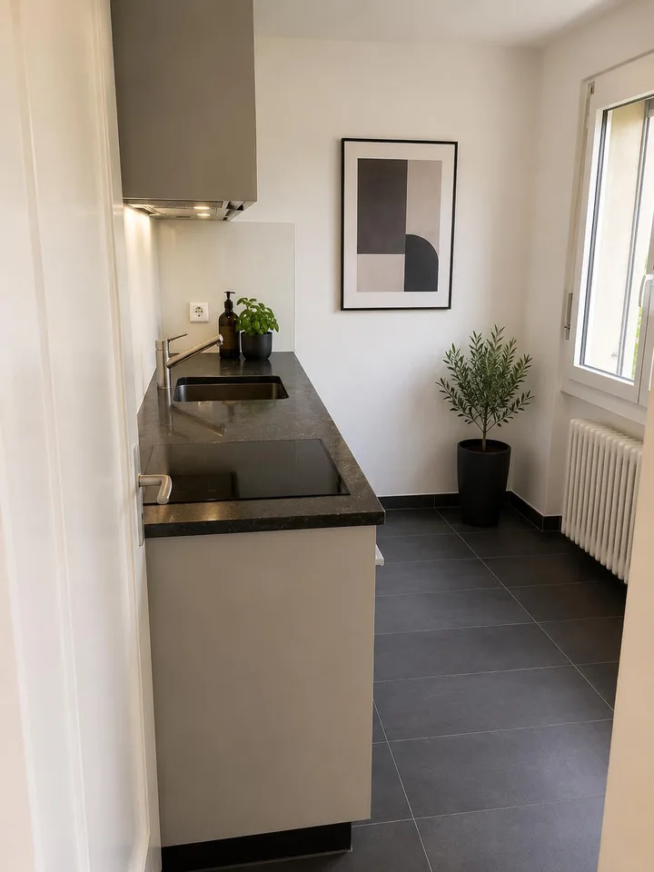 appartement avec une belle vue sur la verdure et buanderie privée