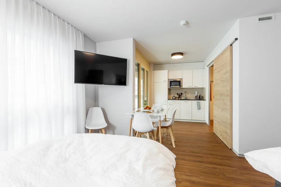 Möbliertes 1.5 Zimmerstudio COMFORT im Boardinghouse St. Gallen