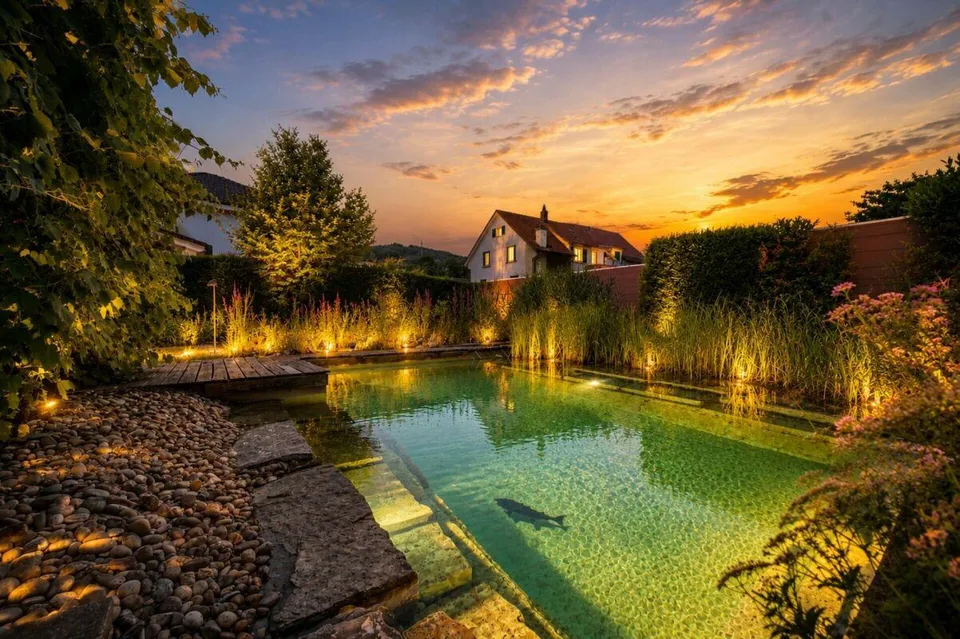 Ein Zuhause am Rhein mit Naturpool und Ausbaupotenzial - exklusives 8.5-Zimmer-Einfamilienhaus – Foto 18 von 22