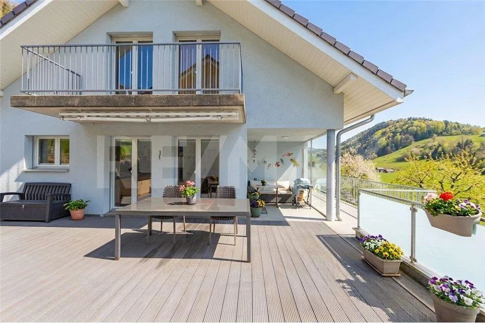 Obbürgen-Stansstad: 5-Zimmer Einfamilienhaus inmitten schönster Nat...