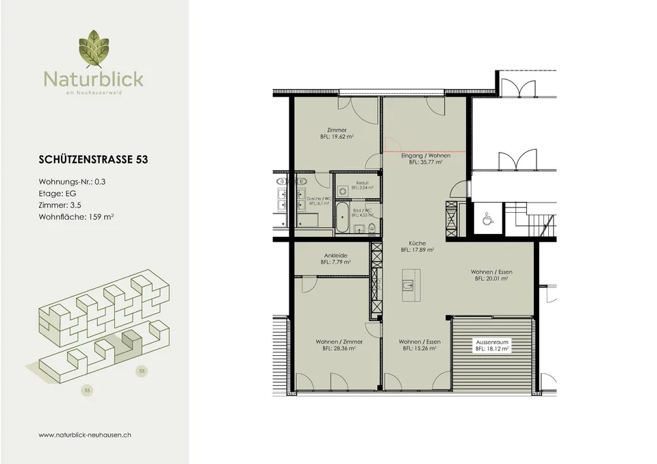 Appartement de 4,5 pièces au rez-de-chaussée – photo 16 sur 16
