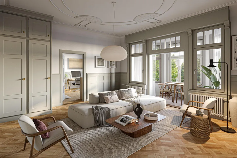 Appartement de charme dans un immeuble ancien au cœur de Zurich