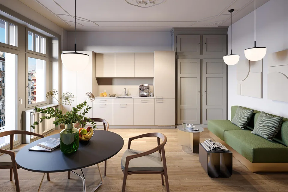 Appartement de charme dans un immeuble ancien au cœur de Zurich