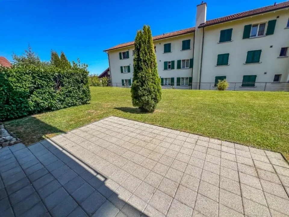 Gemütliche 3.5-Zimmer-Gartenwohnung an zentraler Lage