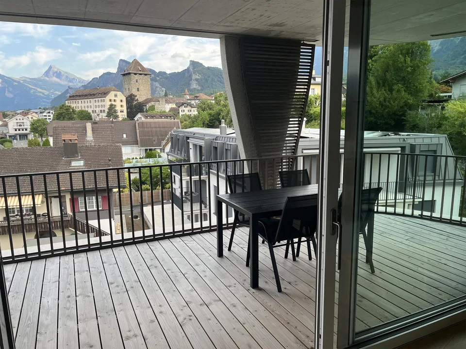 Moderne Attikawohnungen mit grosser Terrasse
