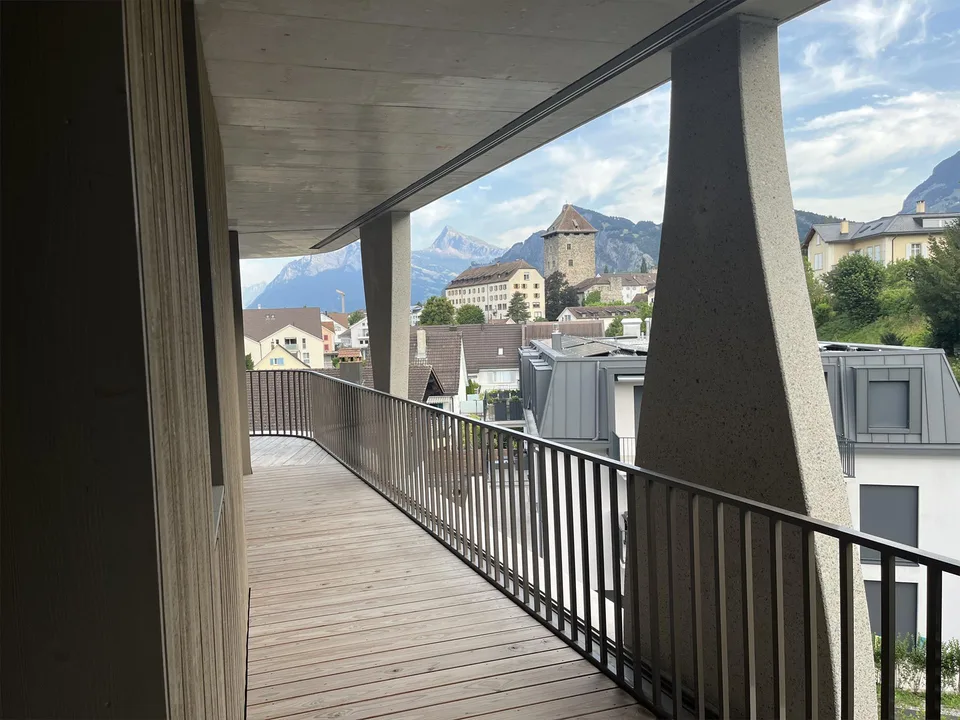 Moderne Attikawohnungen mit grosser Terrasse