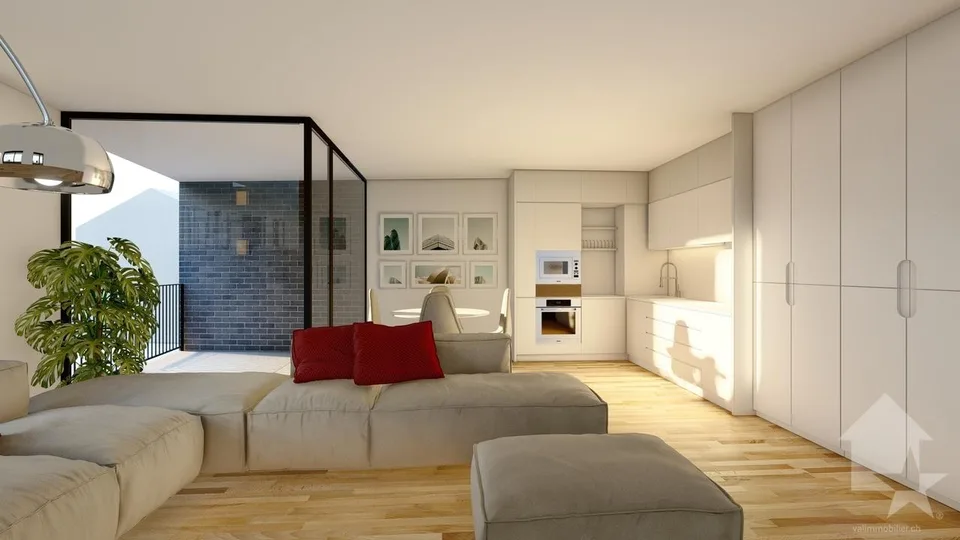 Magnifico appartamento di 3,5 locali nel centro di Sion
