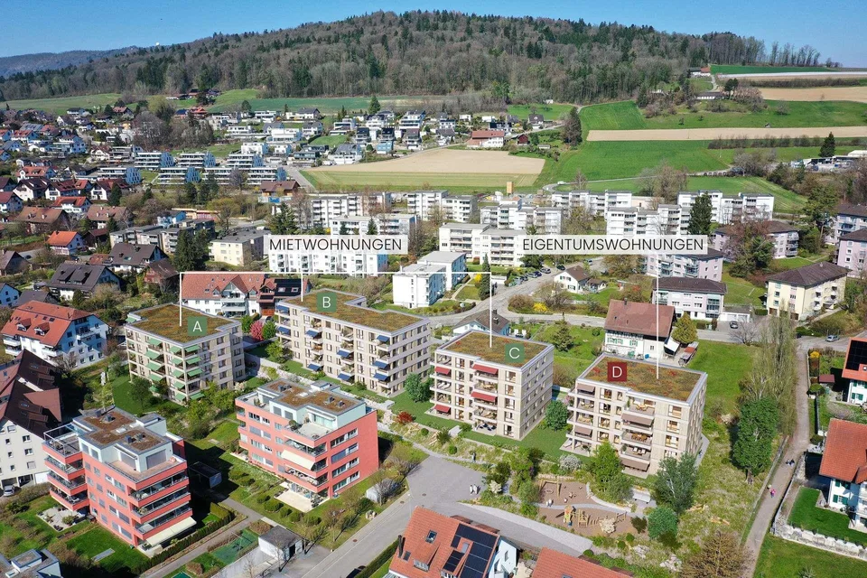 Ihr neues Zuhause im Neubauprojekt «Rosengarten» - Attraktive 3.5-Z...