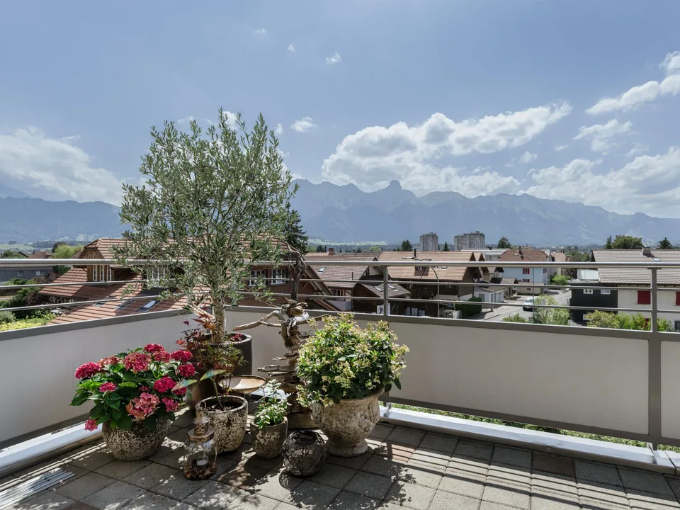 Attikawohnung in Thun mit traumhaftem Panoramablick