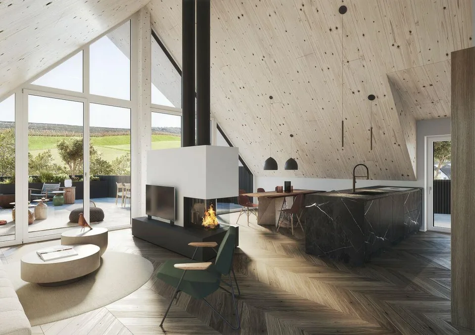Neubau THE PEAR 3.5 Zimmer Attika-Wohnung