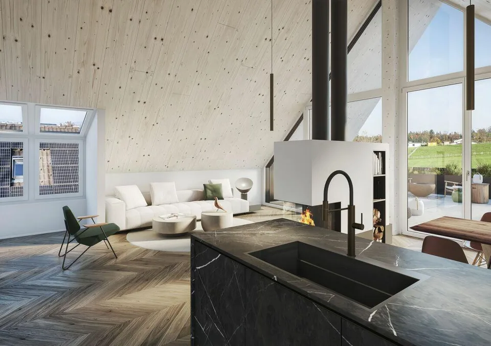 Neubau THE PEAR 3.5 Zimmer Attika-Wohnung