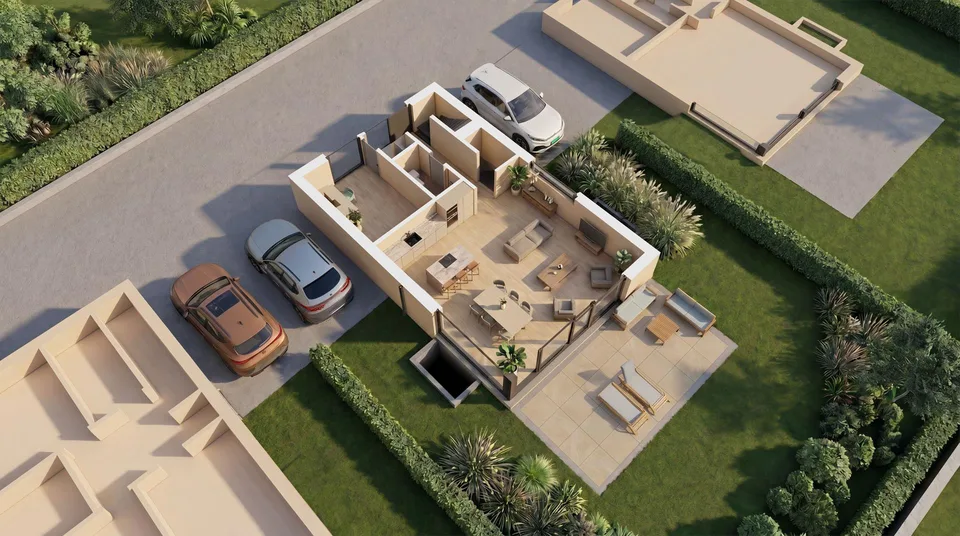 Volumes généreux, construction neuve sur 3 niveaux et jardin privatif