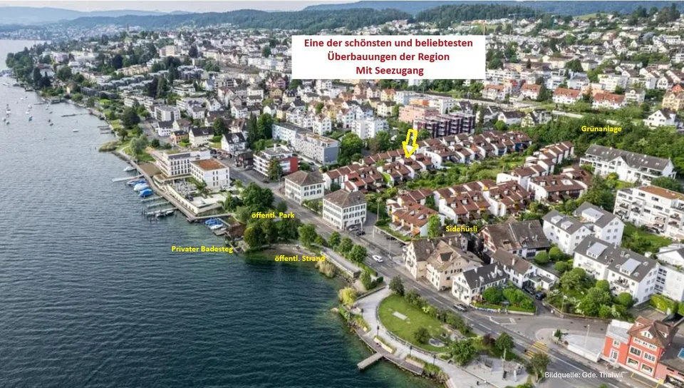 AUSSERGEWÖHNLICHES WOHNERLEBNIS IN EINMALIGER ÜBERBAUUNG MIT SEEZUGANG