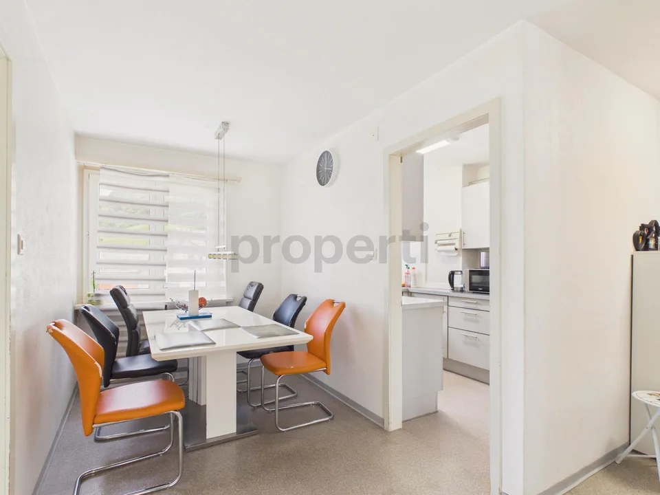 Helle und grosszügige Wohnung mit sonnigem Balkon