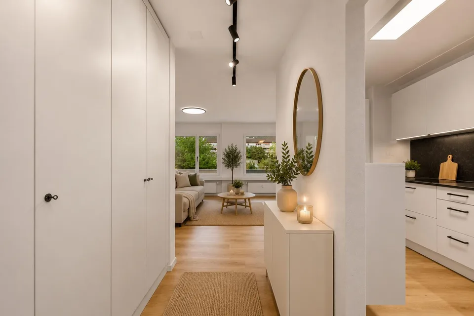 Komplett renovierte 3.5 Zimmer Wohnung, 2 Balkone, zentrale  Lage