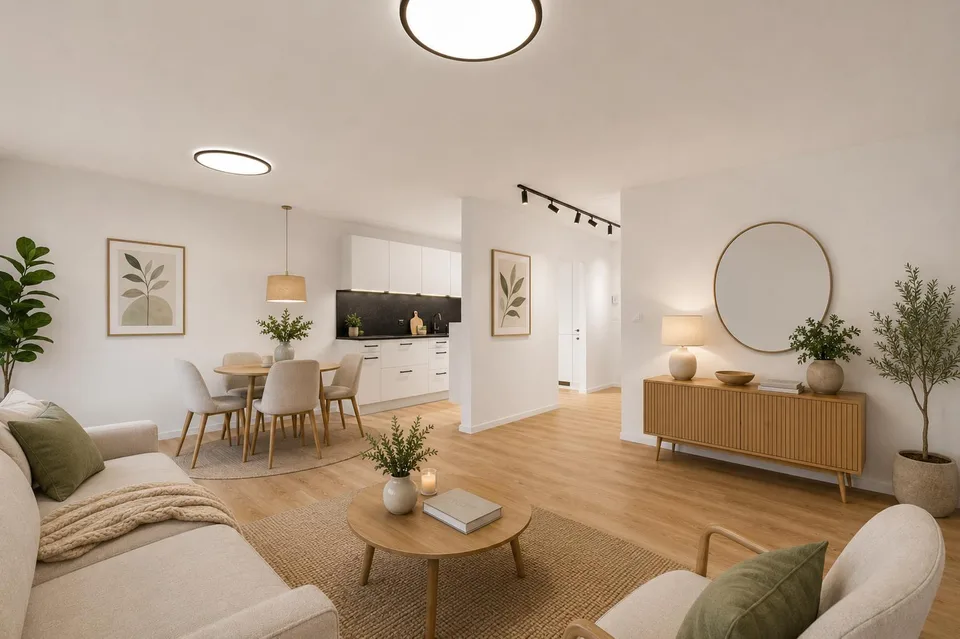 Komplett renovierte 3.5 Zimmer Wohnung, 2 Balkone, zentrale  Lage