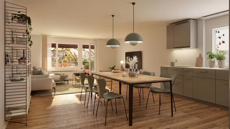 2 Zimmerwohnung in Oberwil - Urban wohnen, natürlich leben