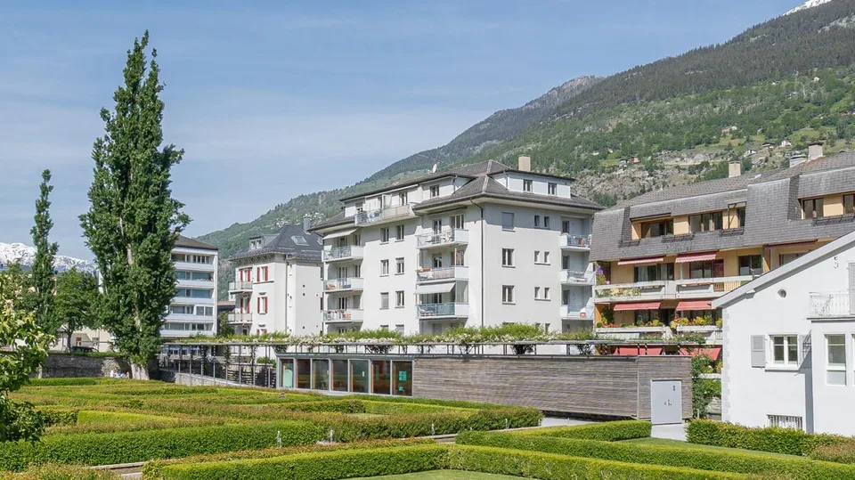 Aussichtsreiche 4.5-Zimmerwohnung am Schlossgarten von Brig