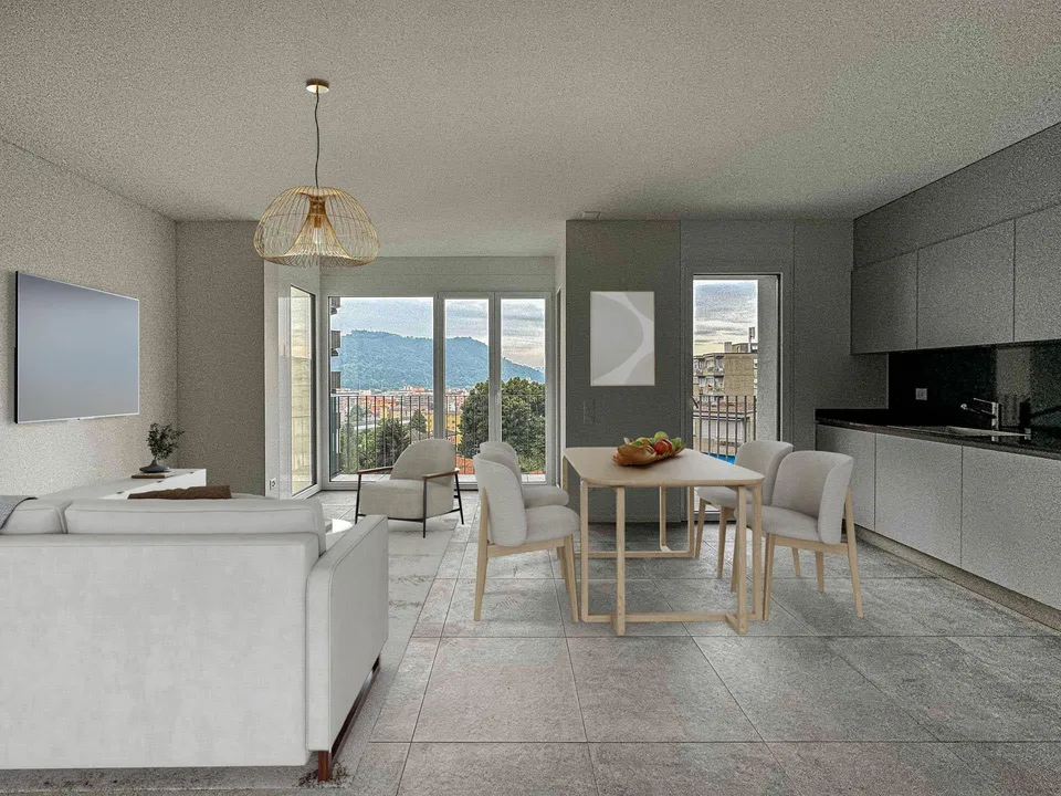 Nuovo 3.5 locali con terrazza da reddito a Vacallo