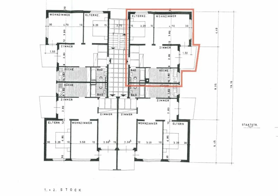 Grosszügige 2 ½-Zimmer-Wohnung Nähe Zentrum