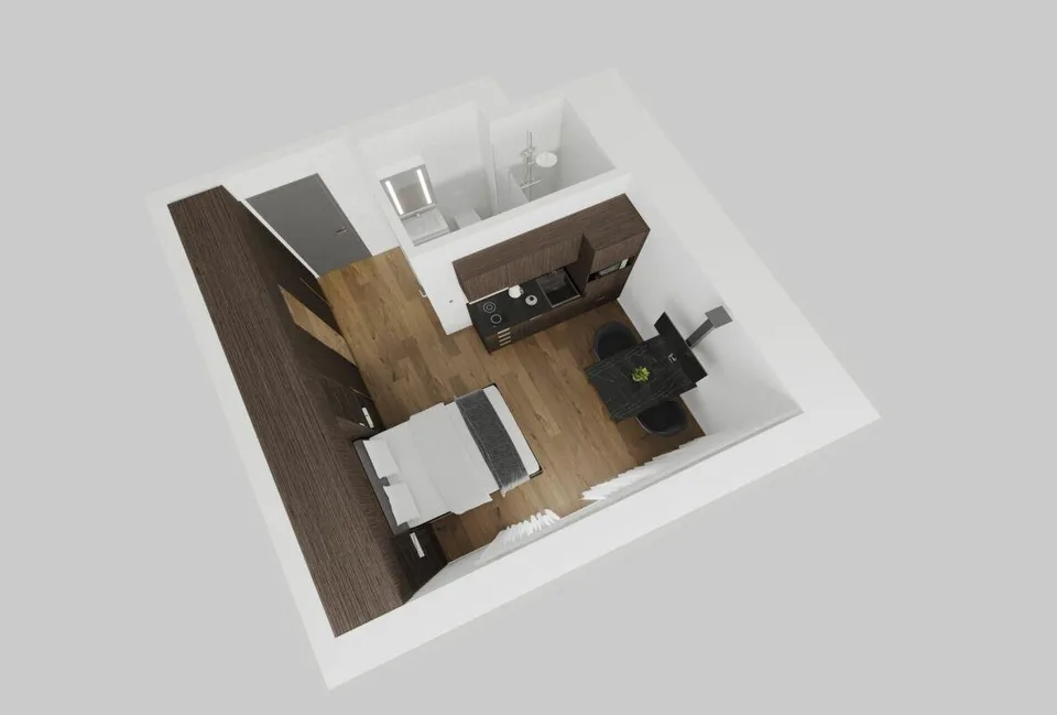 Vollmöbliertes BASIC Apartment - 25 m2