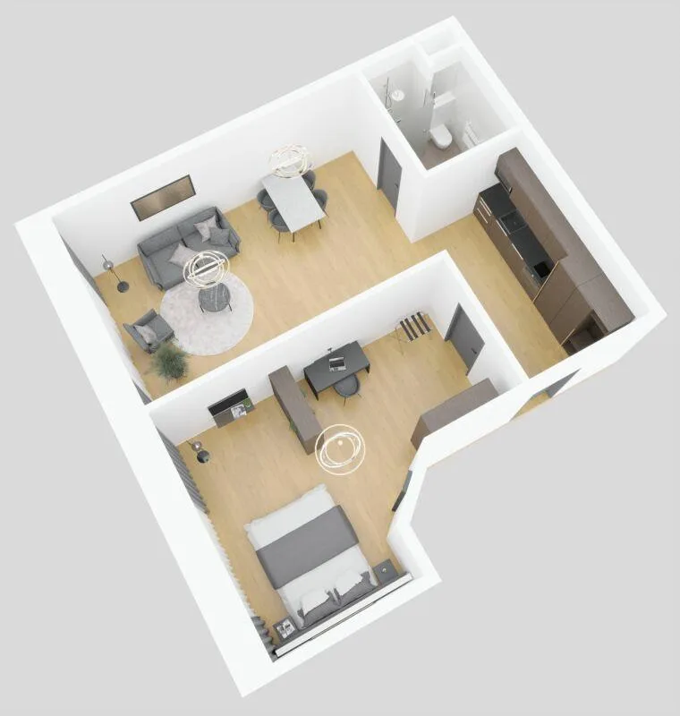 Möbliertes RESIDENCE Apartment - 60m2