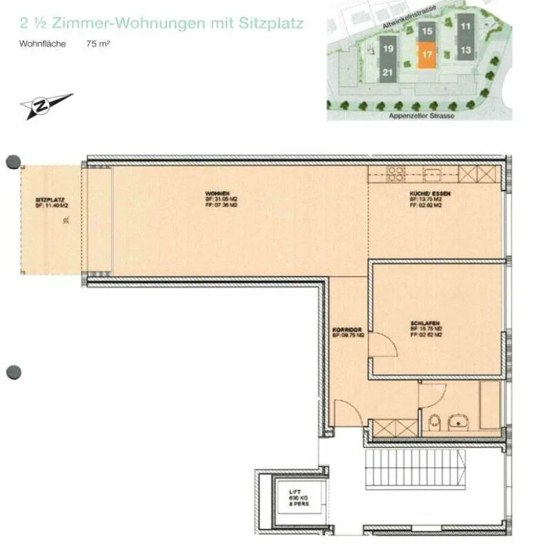 Attraktive Single Wohnung – photo 7 sur 8