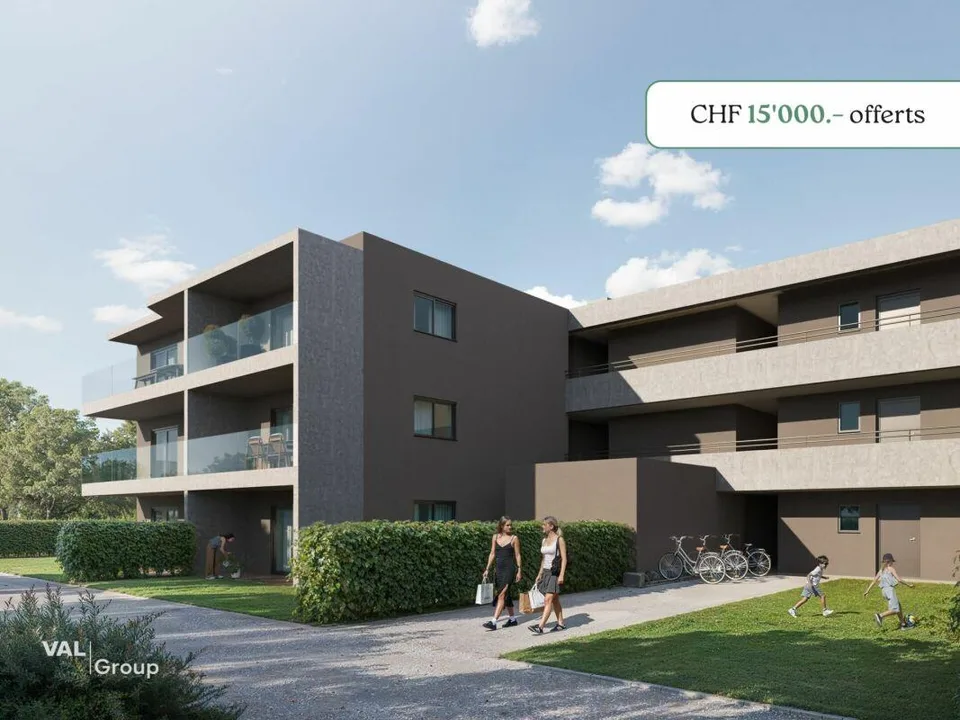 Attique 3.5 pièces neuf - CHF 15'000.- offerts dès maintenant