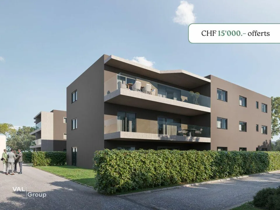 Superbe attique 4.5 pièces neuf - Espace, lumière et CHF 15'000.- d...